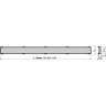 Решетка ALCAPLAST INSERT-750 для модулярного водоотводящего желоба APZ13, под плитку